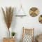 18" x 16" Hand Crafted Macrame Wall Hanging with Wooden Shelf